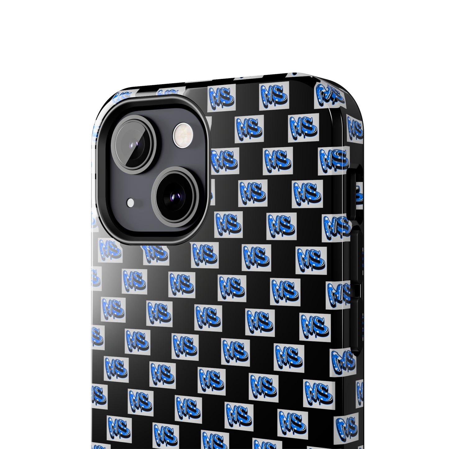 All Over Logo Phone Case Black
