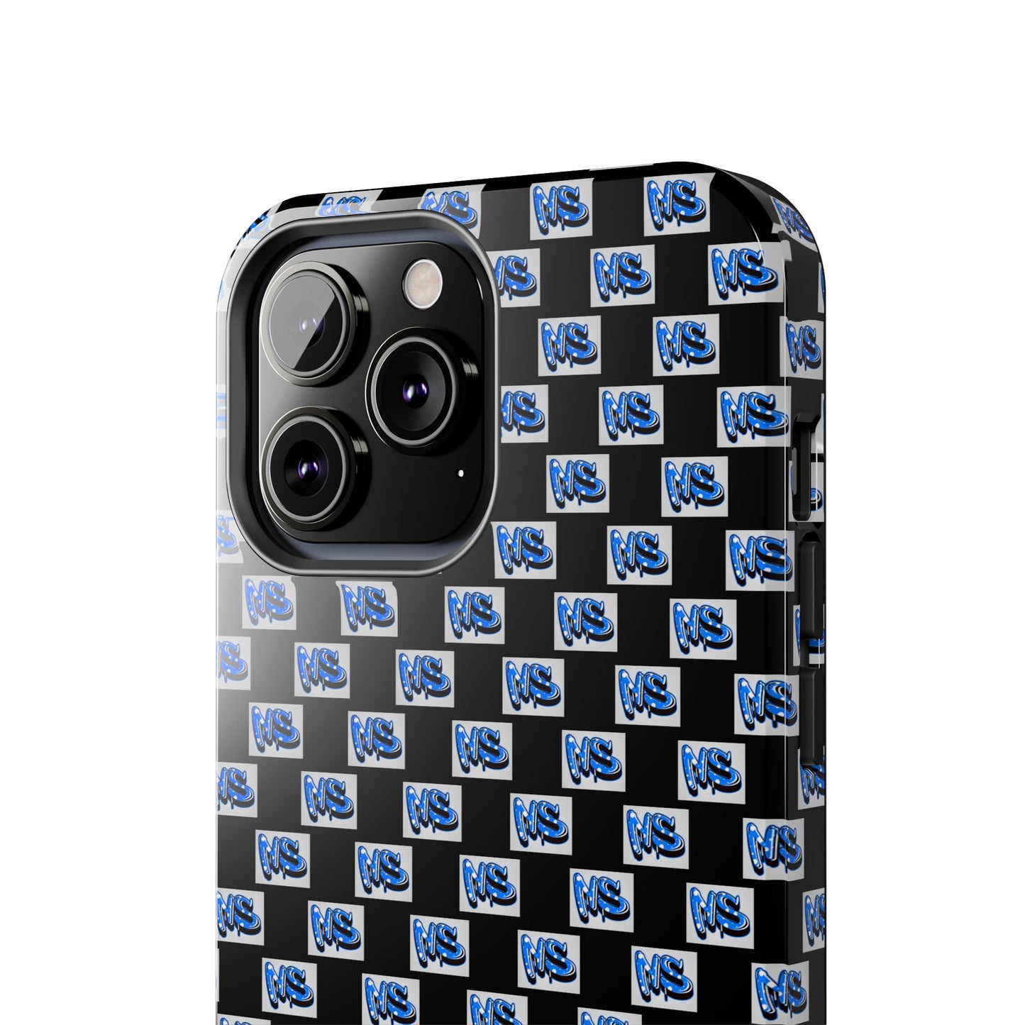 All Over Logo Phone Case Black