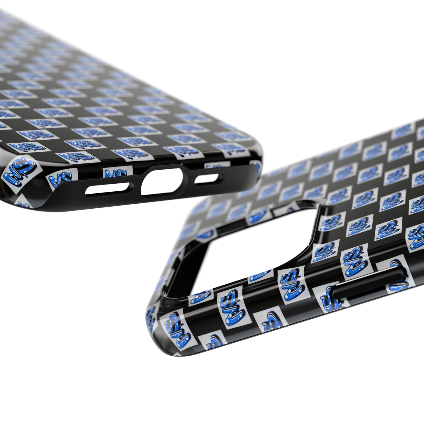 All Over Logo Phone Case Black
