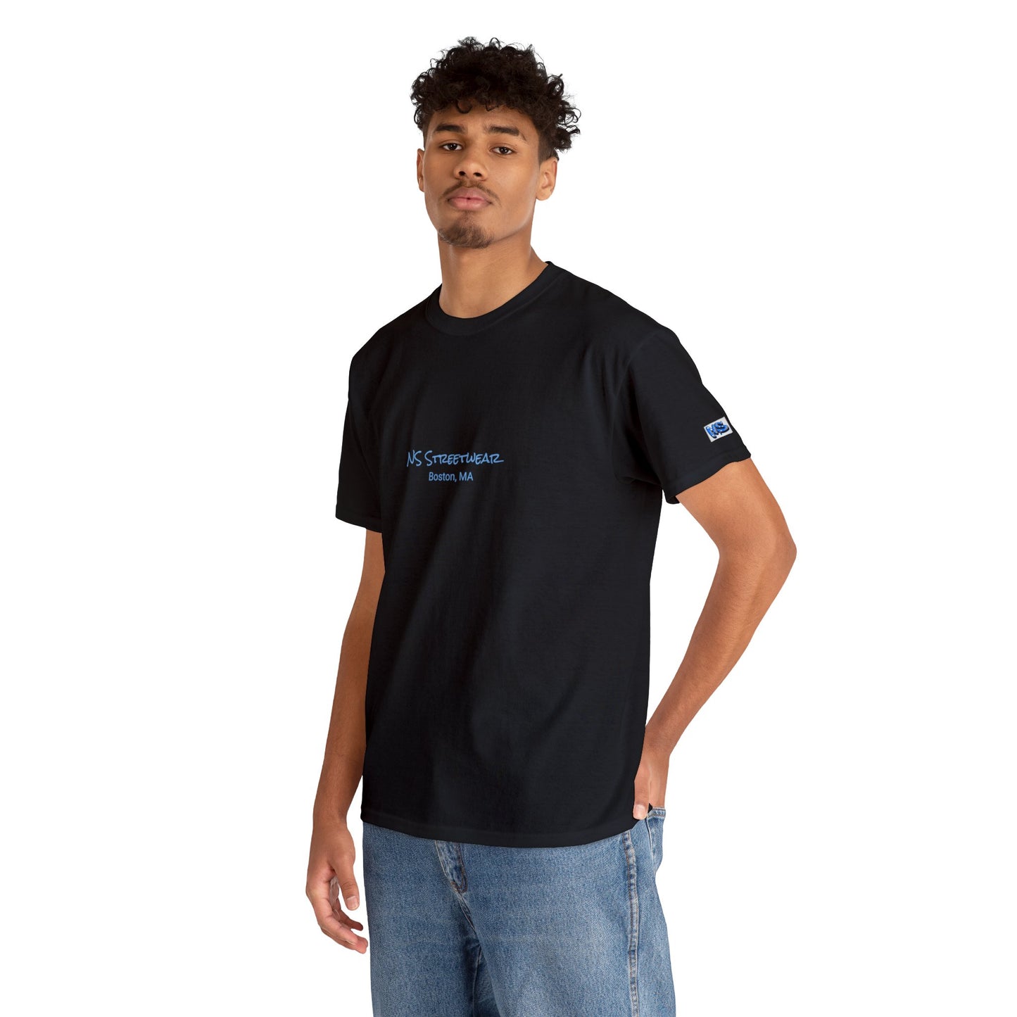 NS Streetwear T-Shirt Blue Lettering