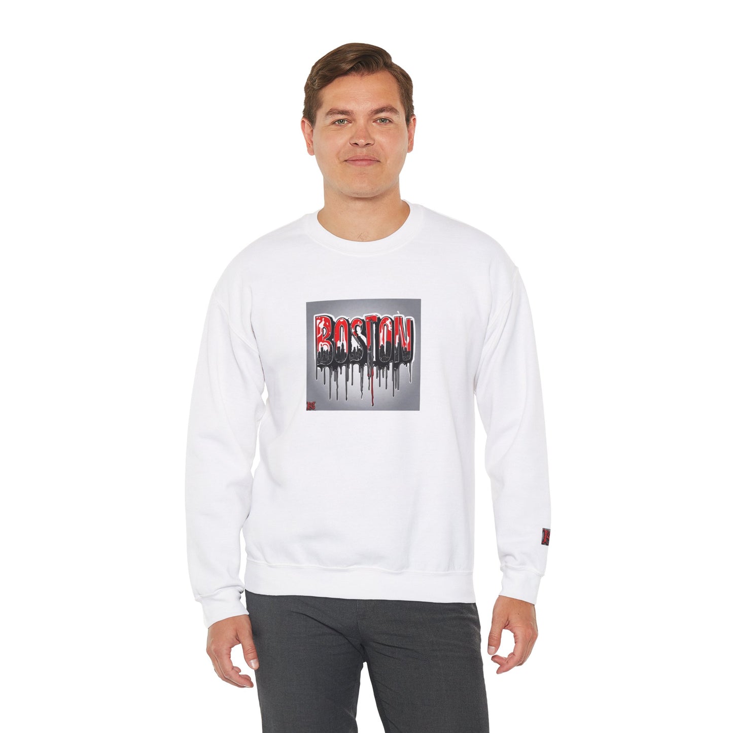 Boston Logo Crewneck Sweatshirt