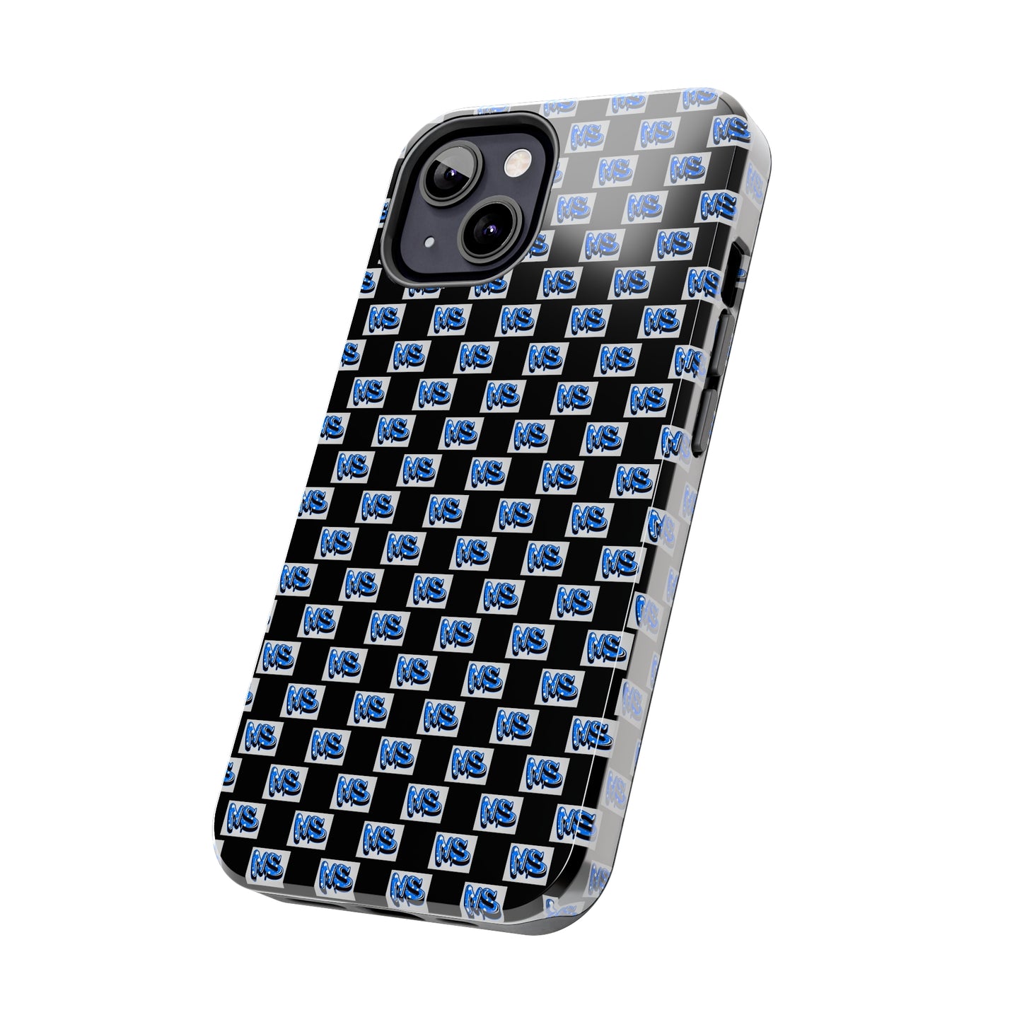 All Over Logo Phone Case Black