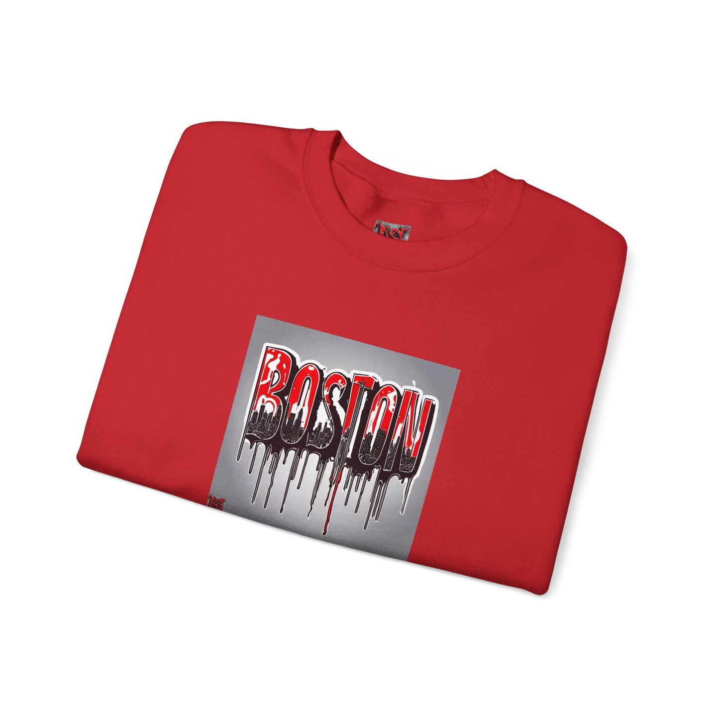 Boston Logo Crewneck Sweatshirt