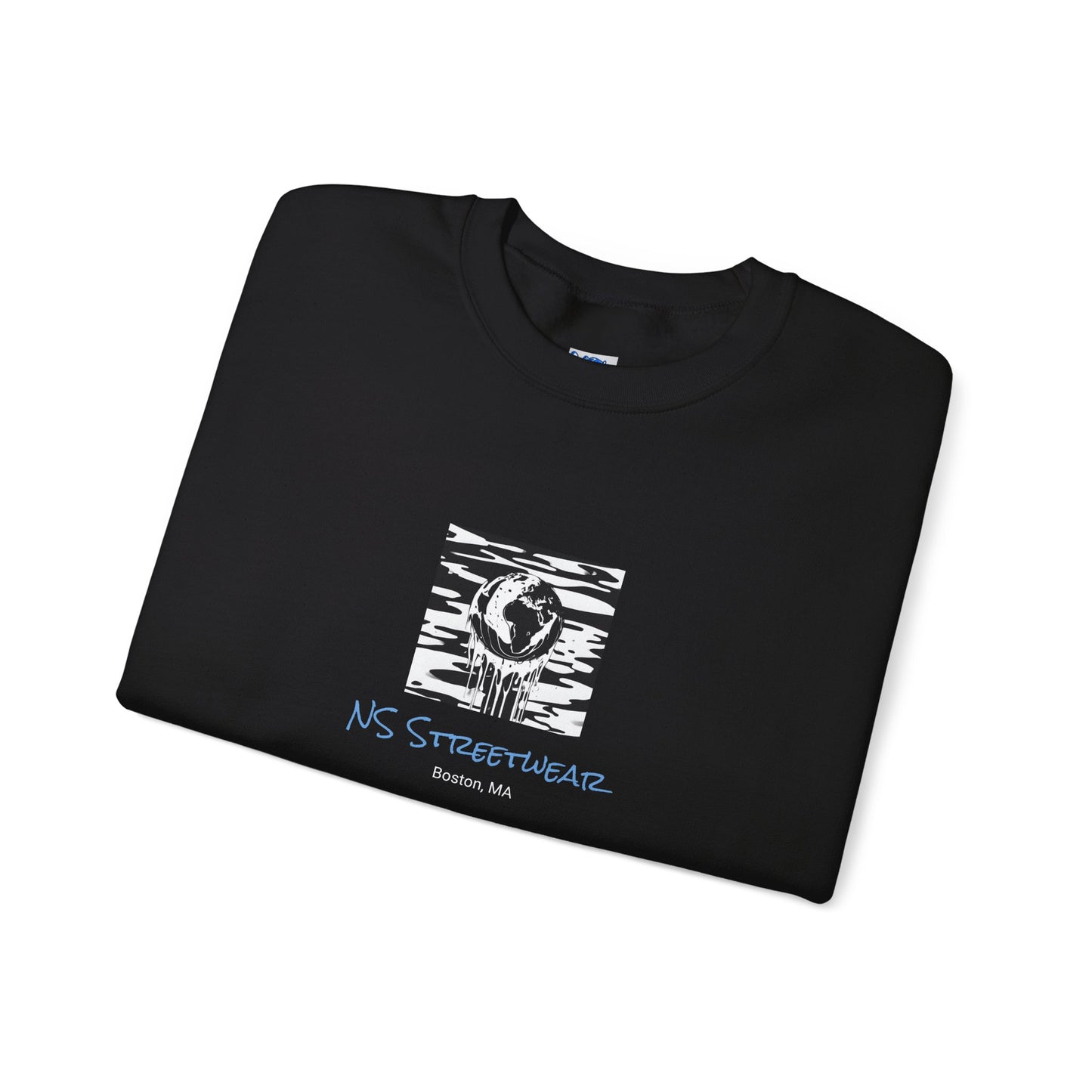 Black Globe Crewneck Sweatshirt