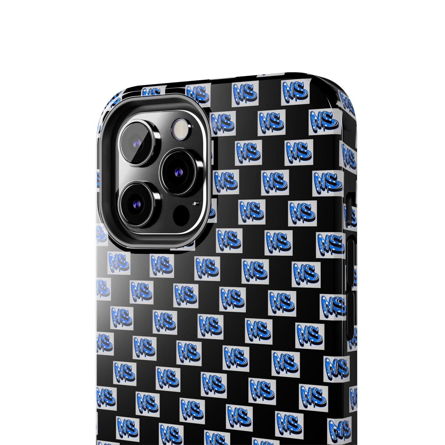 All Over Logo Phone Case Black