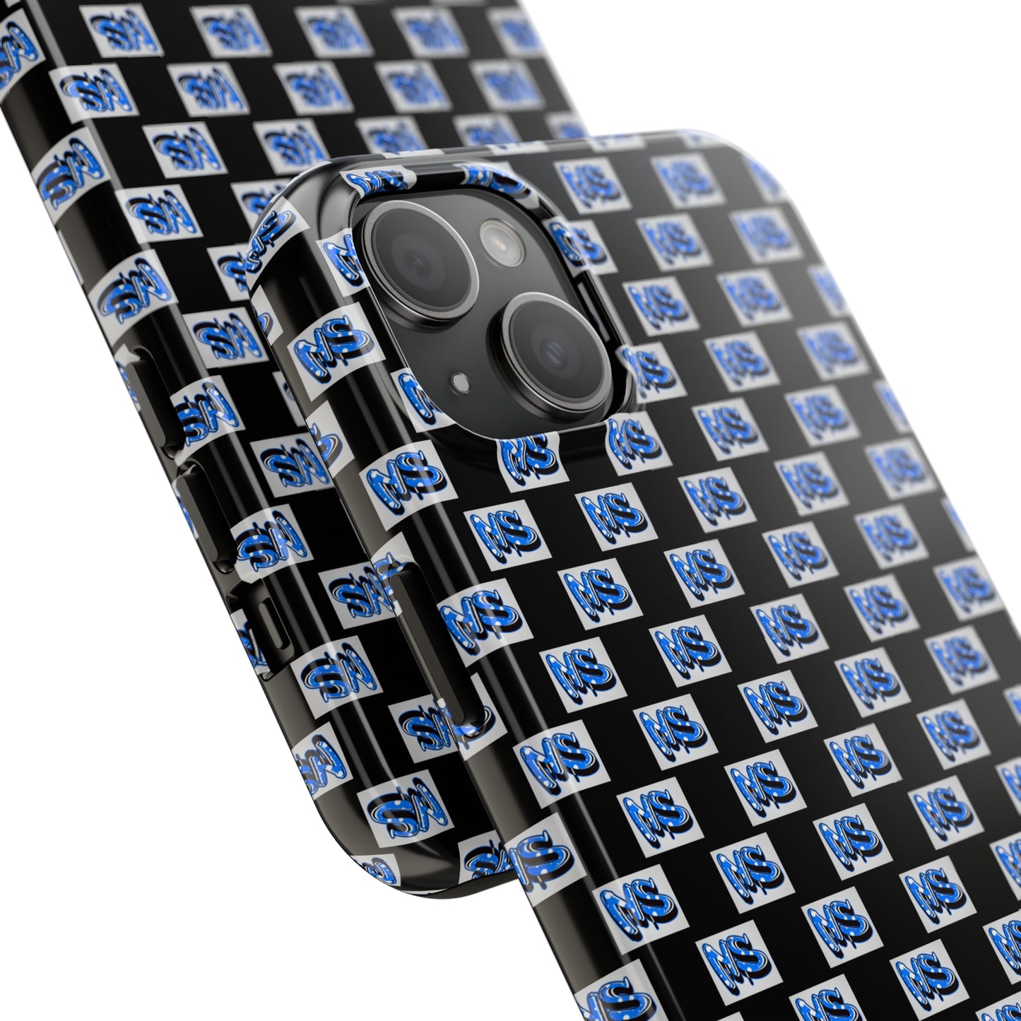 All Over Logo Phone Case Black