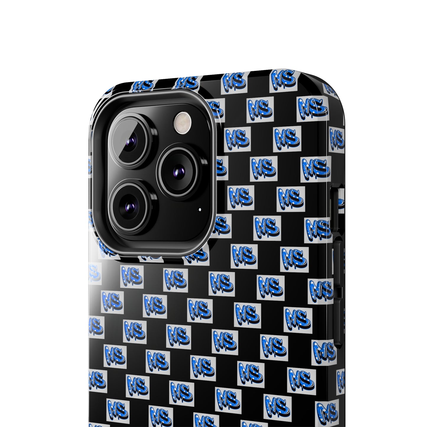 All Over Logo Phone Case Black