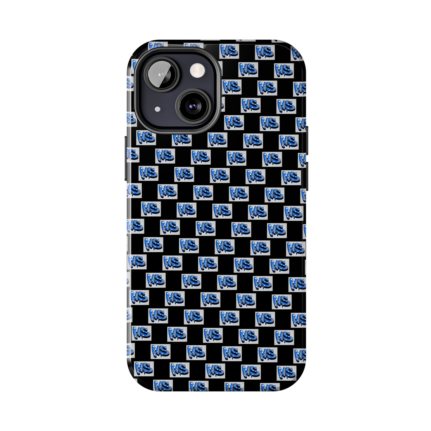 All Over Logo Phone Case Black