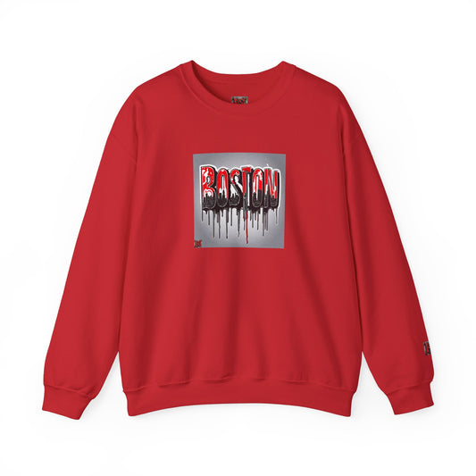 Boston Logo Crewneck Sweatshirt