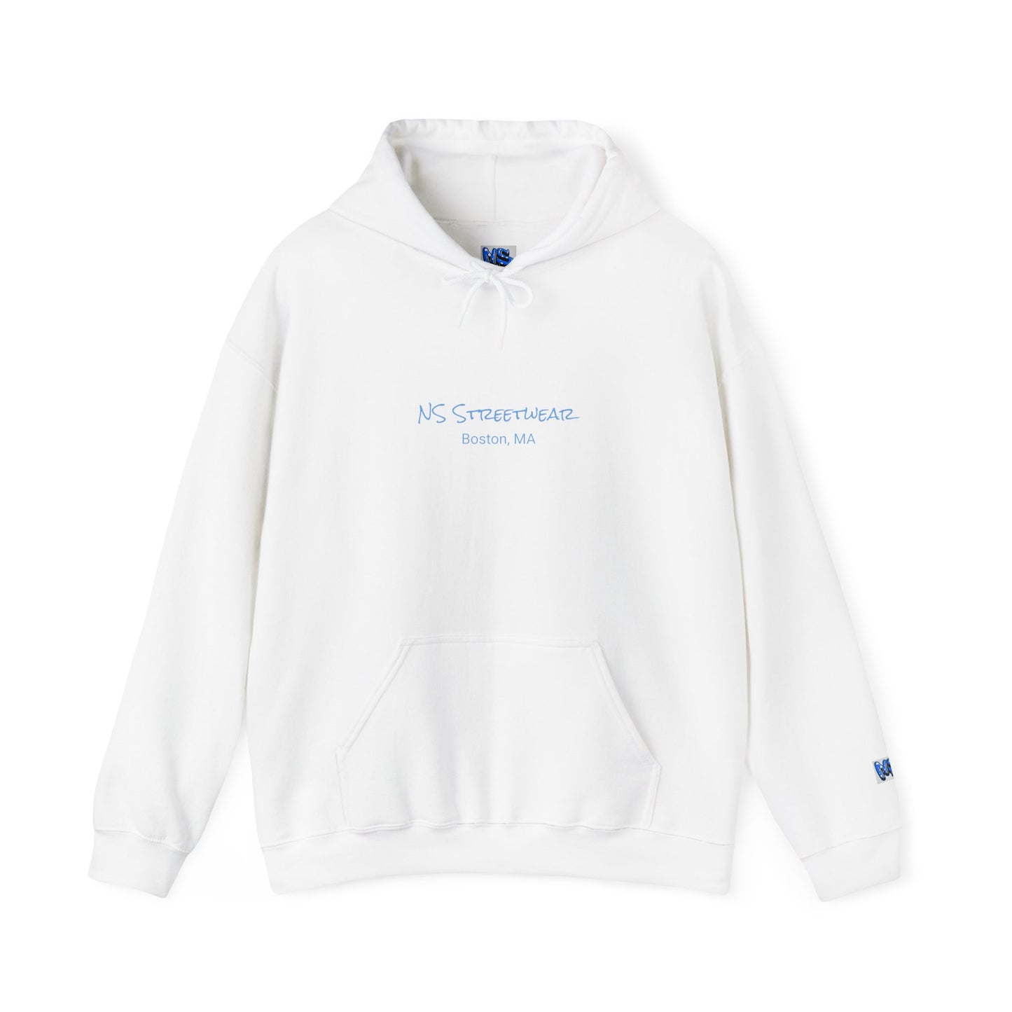 NS Streetwear Blue Lettering Hoodie