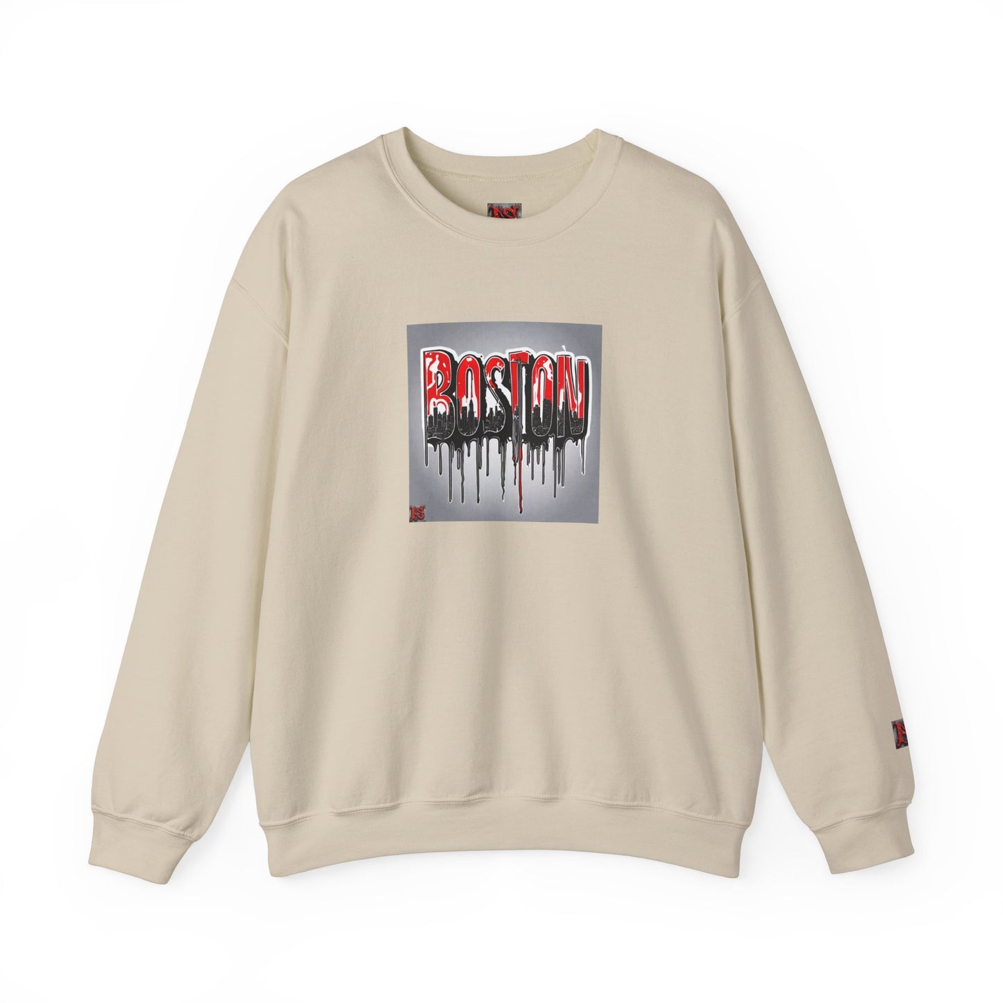 Boston Logo Crewneck Sweatshirt