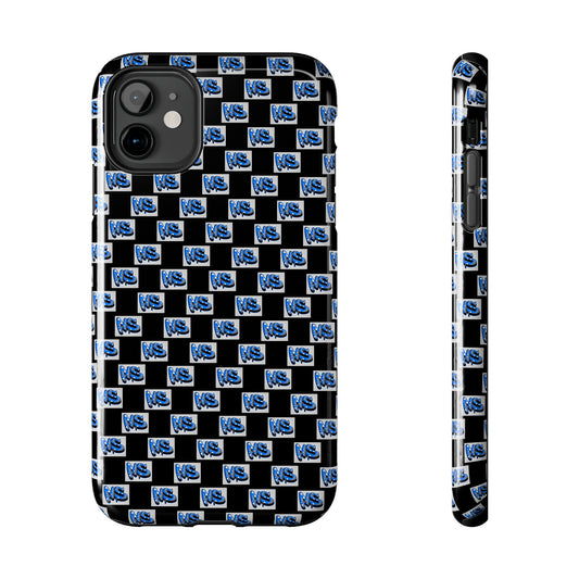 All Over Logo Phone Case Black