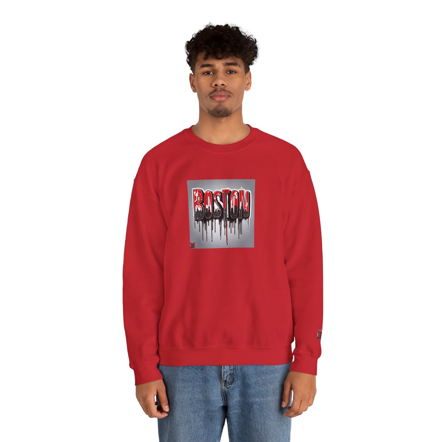 Boston Logo Crewneck Sweatshirt